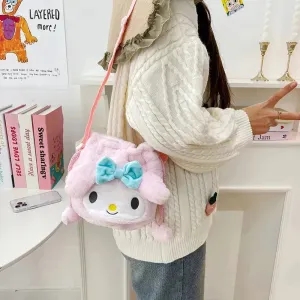 Kawaii My Melody Plush Sling Bag