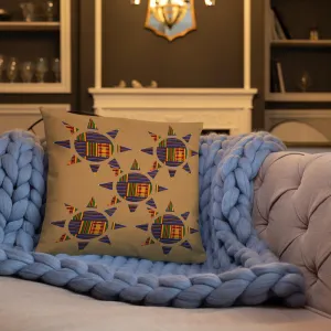 Kente Sun African Print Pillow