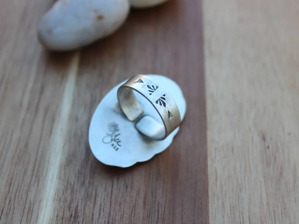 Kingman Turquoise Statement Ring