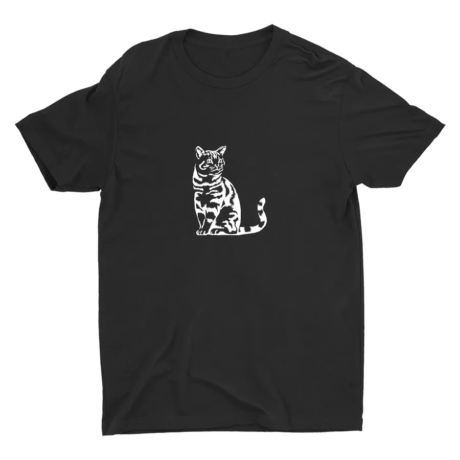 Kitten Sticker  Cotton Tee