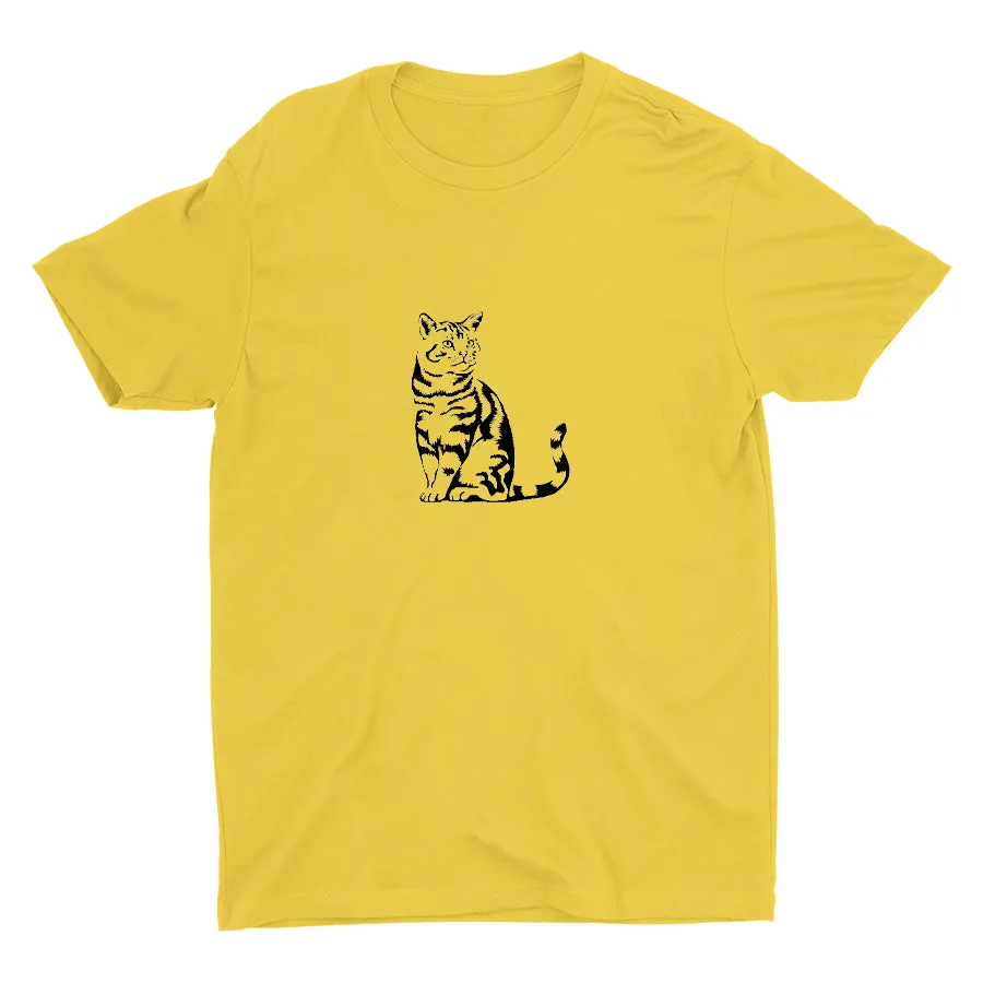 Kitten Sticker  Cotton Tee