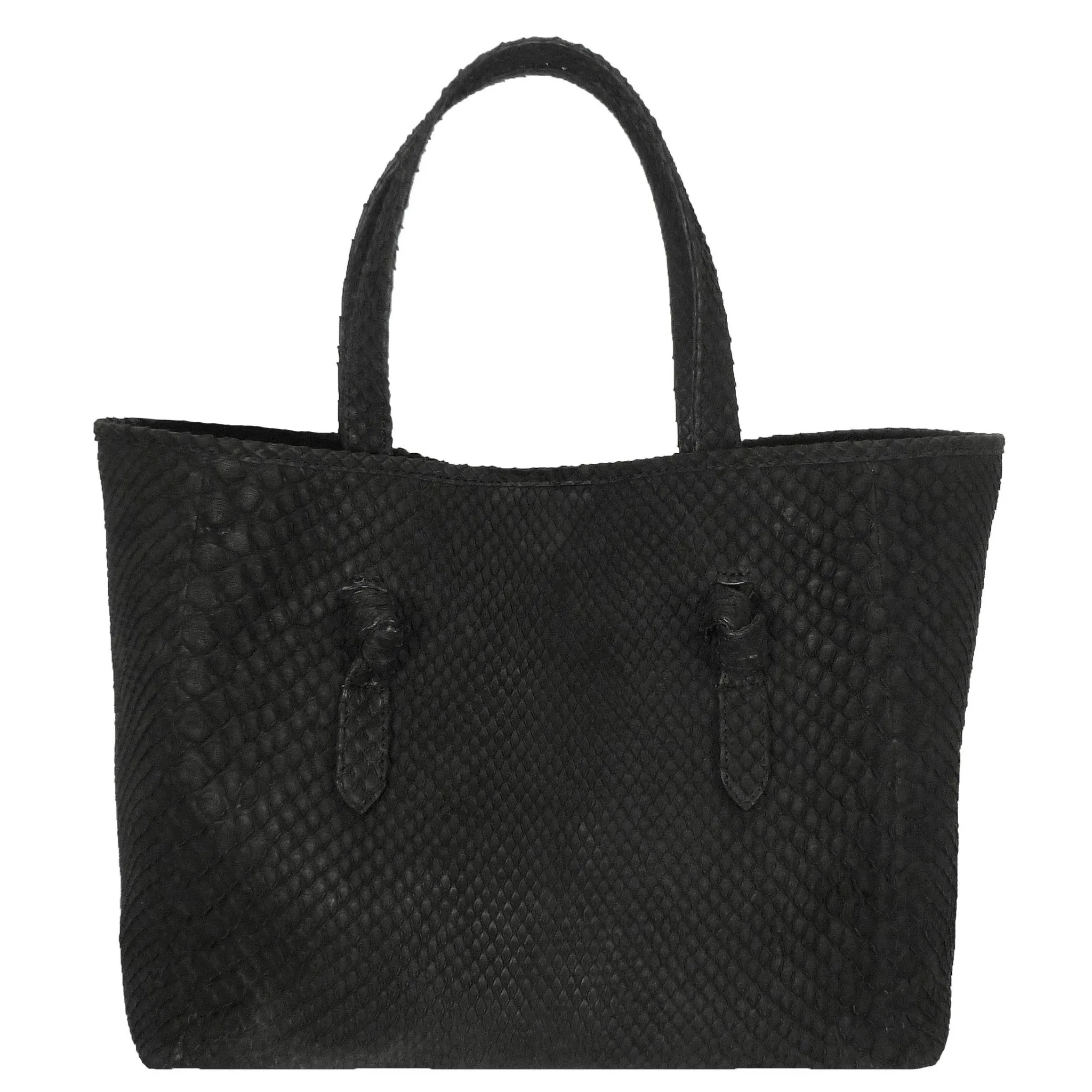 Knotted Tote in Snakeskin