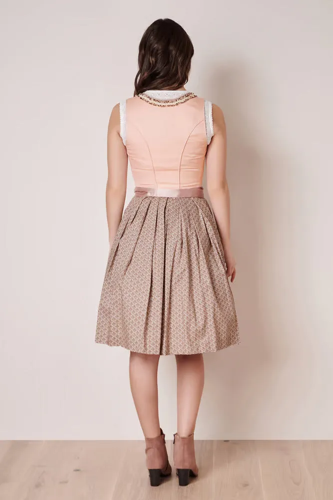 Krüger Mini Dirndl 2pcs. 50cm "Leonita" Pink