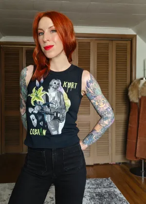 Kurt Cobain Lily Shrunken Tank