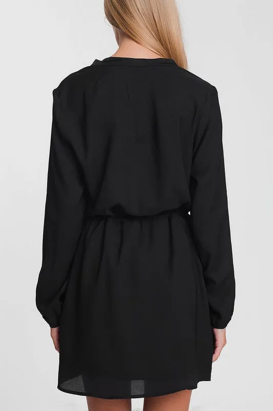 KYLEIGH DRAWSTRING MINI DRESS