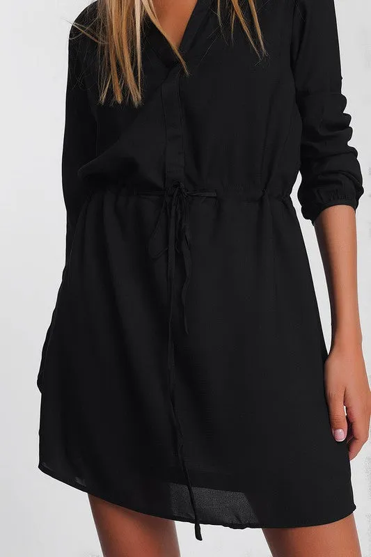 KYLEIGH DRAWSTRING MINI DRESS