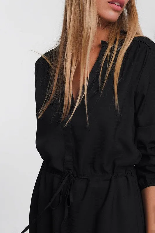 KYLEIGH DRAWSTRING MINI DRESS