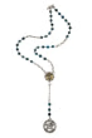 LAGUNA JASPER WITH MINI L’ANGE AND METEOR MEDALLIONS