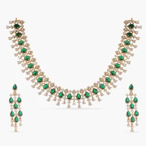 Lambent Delicate CZ Necklace Set