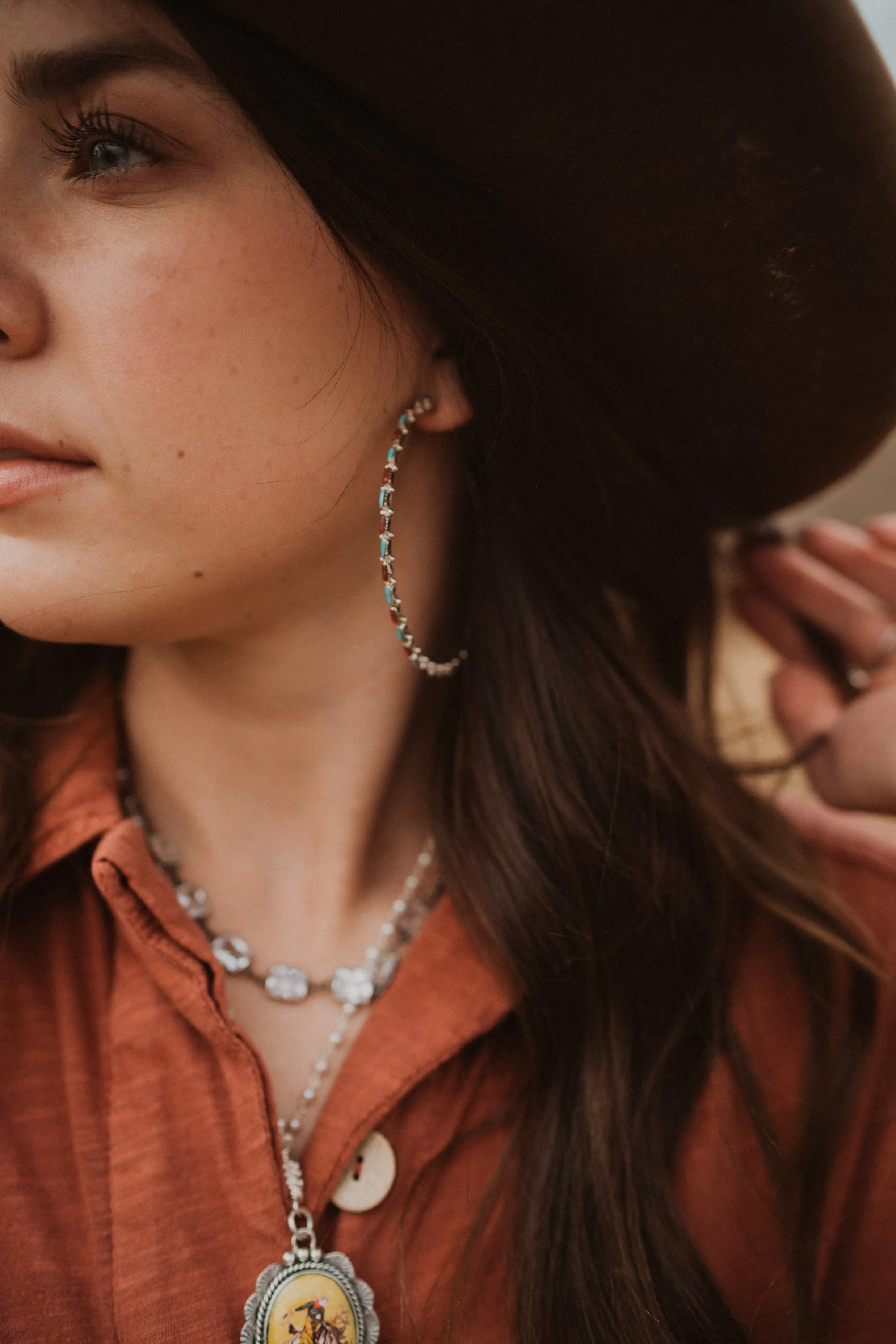 Large Delicate Hoop - FINAL SALE