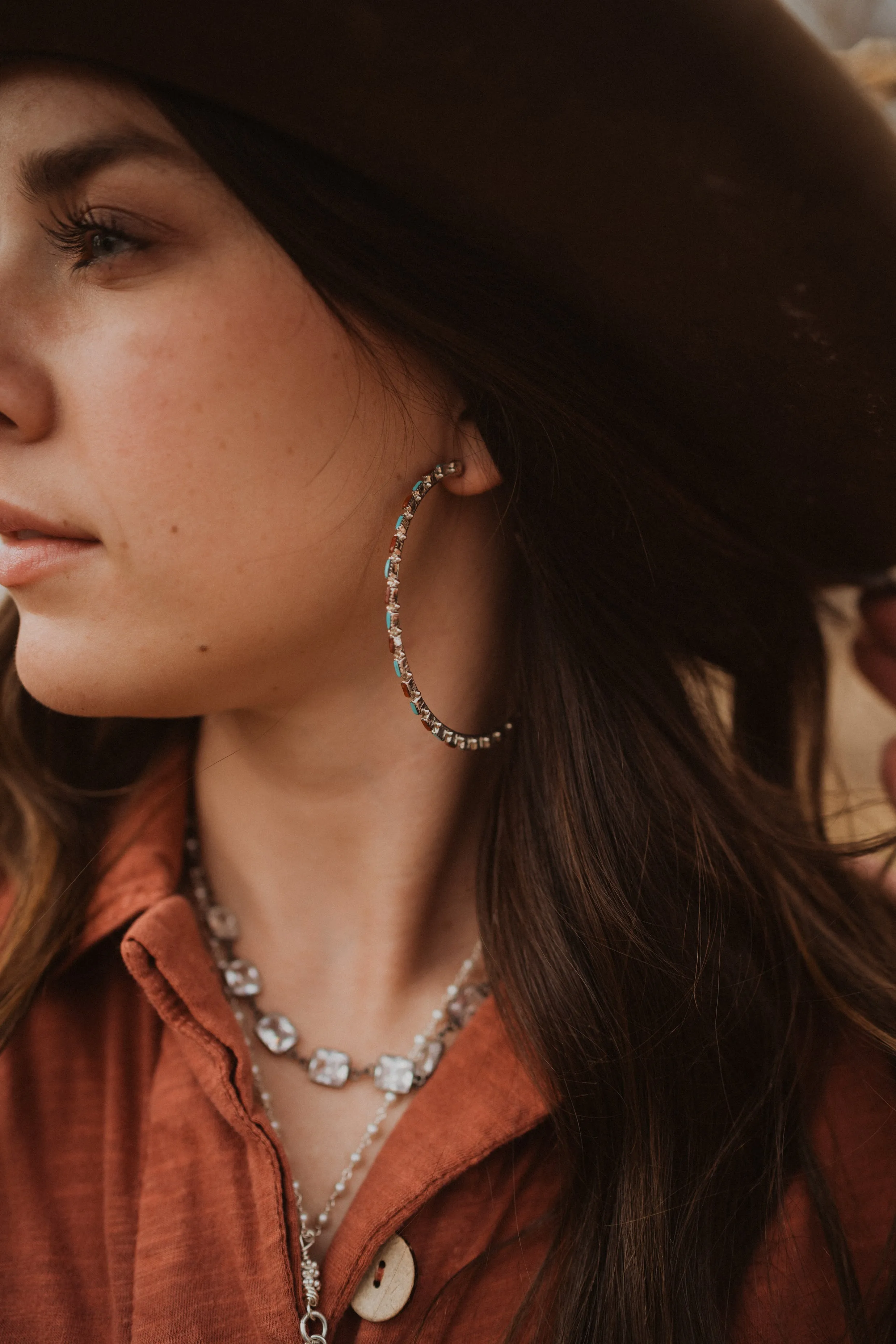 Large Delicate Hoop - FINAL SALE