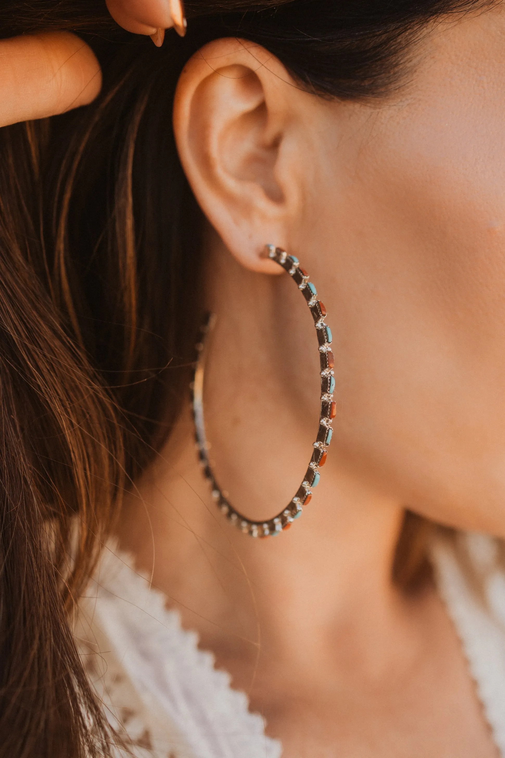 Large Delicate Hoops