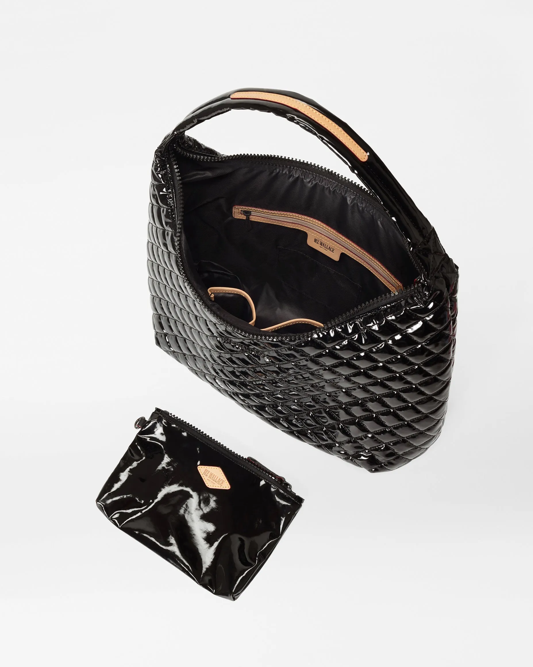 Large Metro Shoulder | Black Lacquer