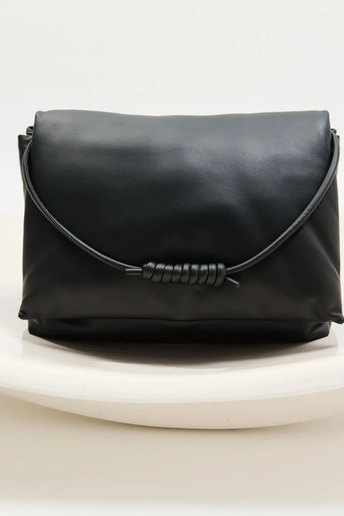 Large Soft Pillow Bag - Black