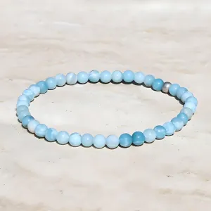 Larimar Quartz Delicate Bracelet