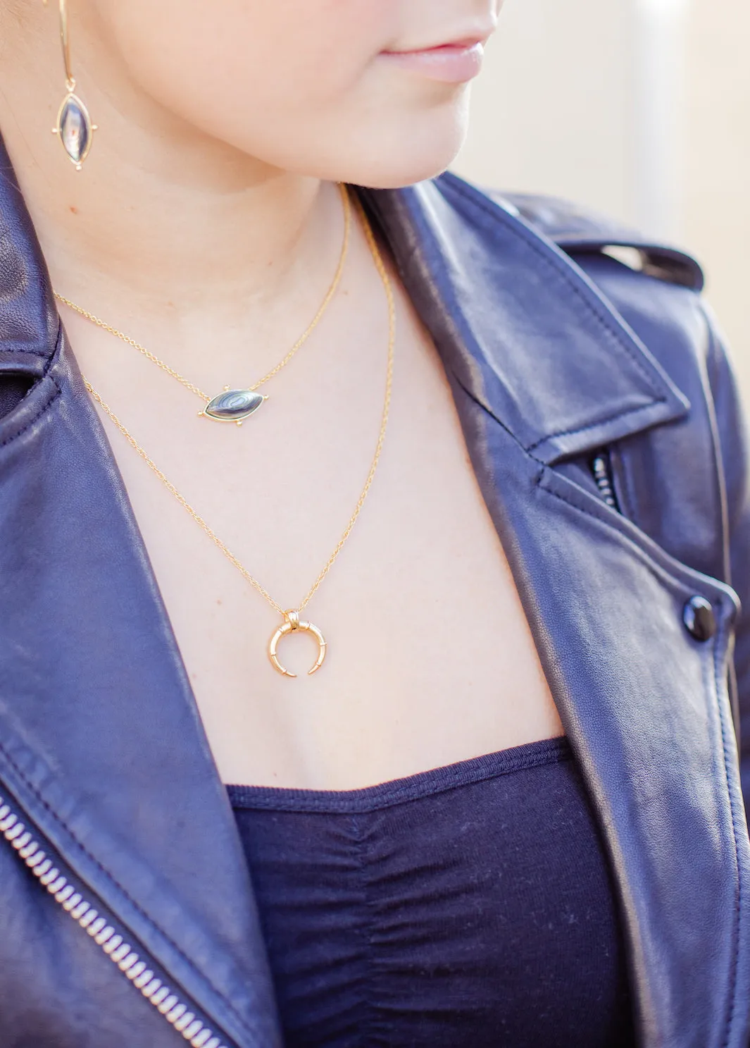 Lauren Necklace, Abalone