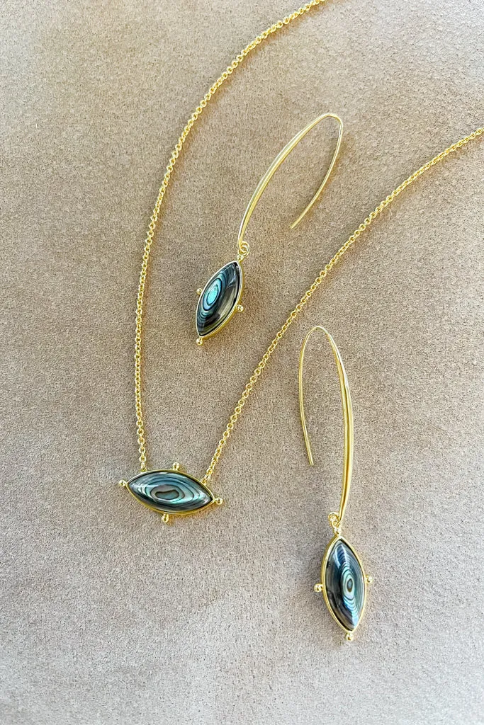 Lauren Necklace, Abalone