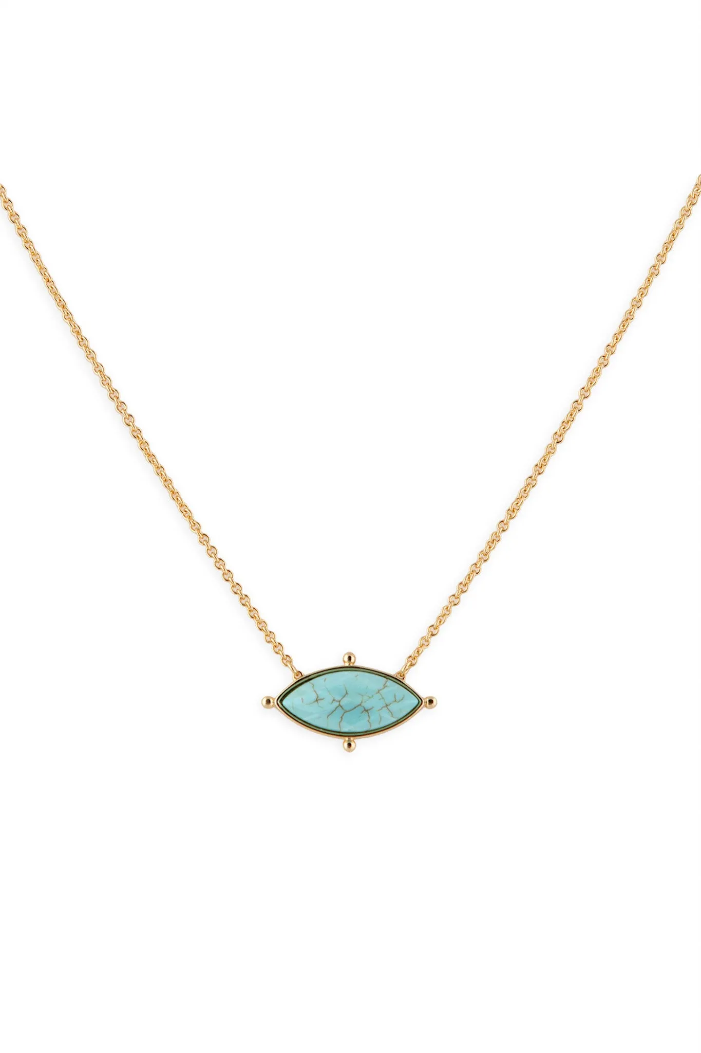 Lauren Necklace, Turquoise