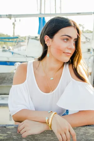Lauren Necklace, Turquoise