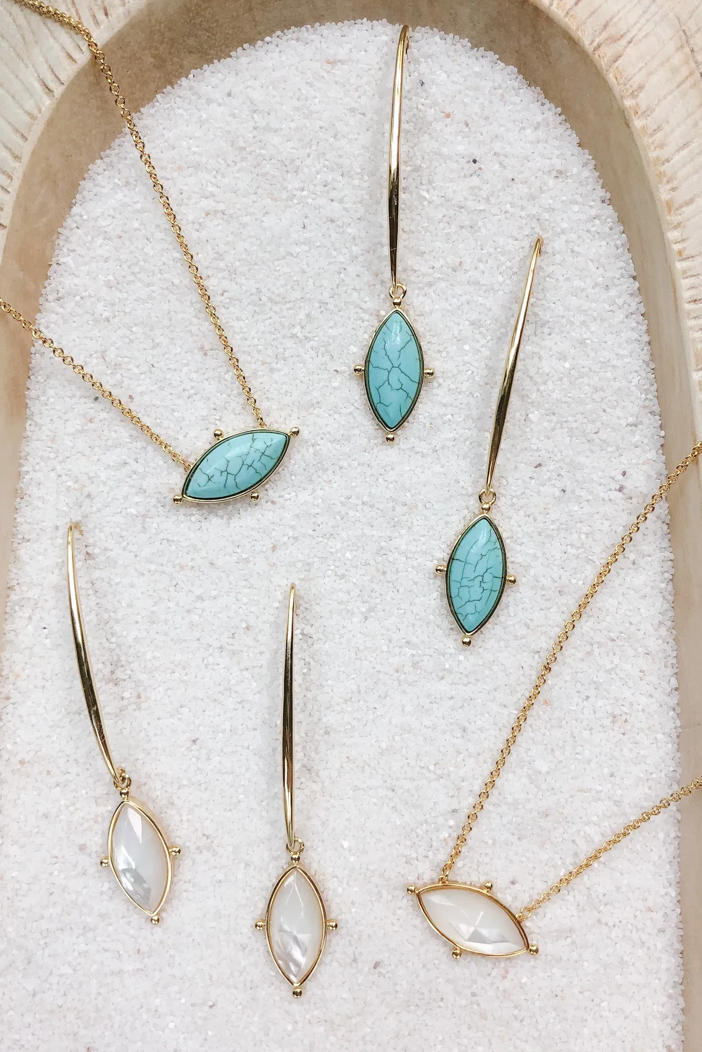 Lauren Necklace, Turquoise