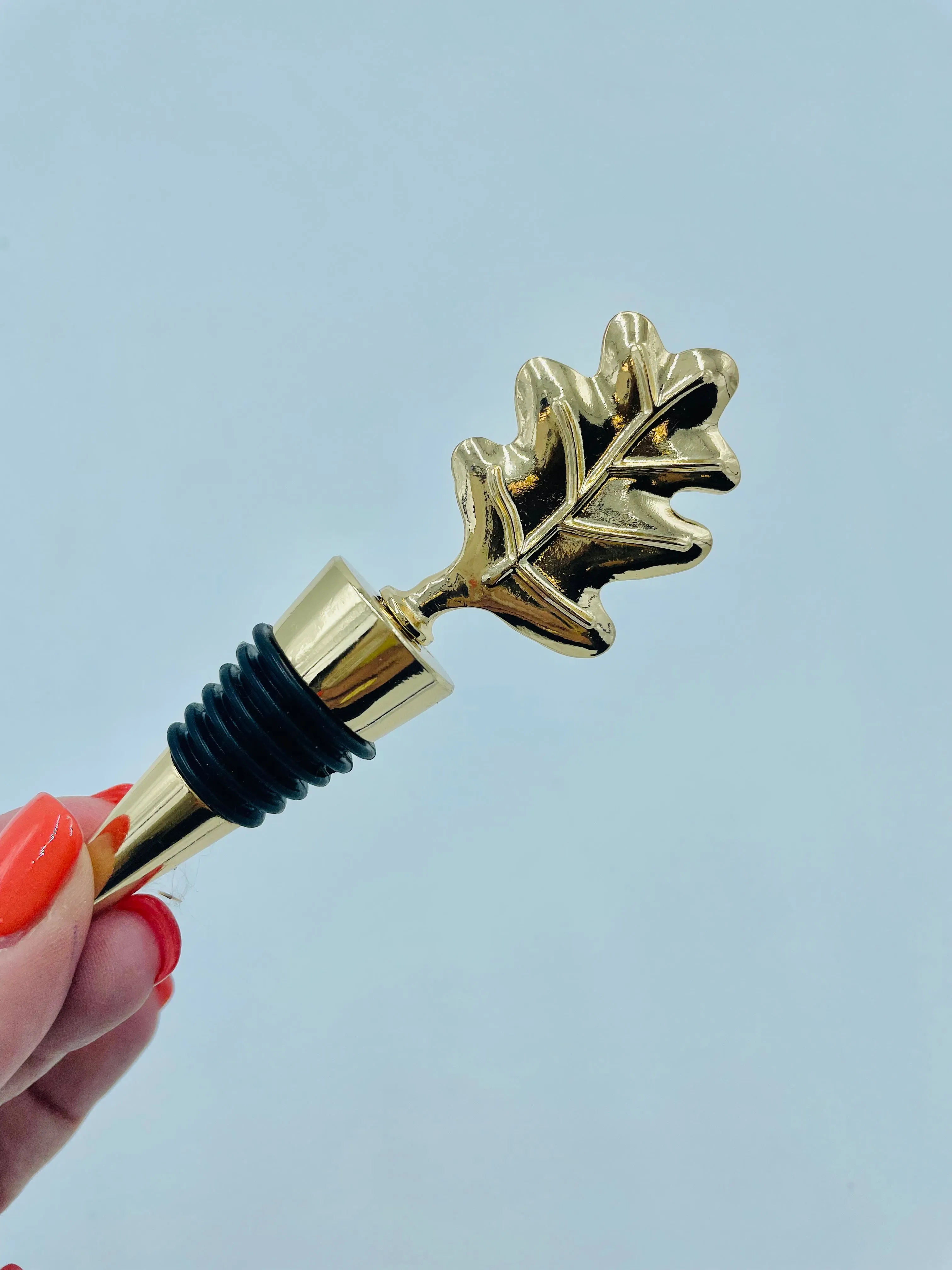 Leaf Bottle Stoppers