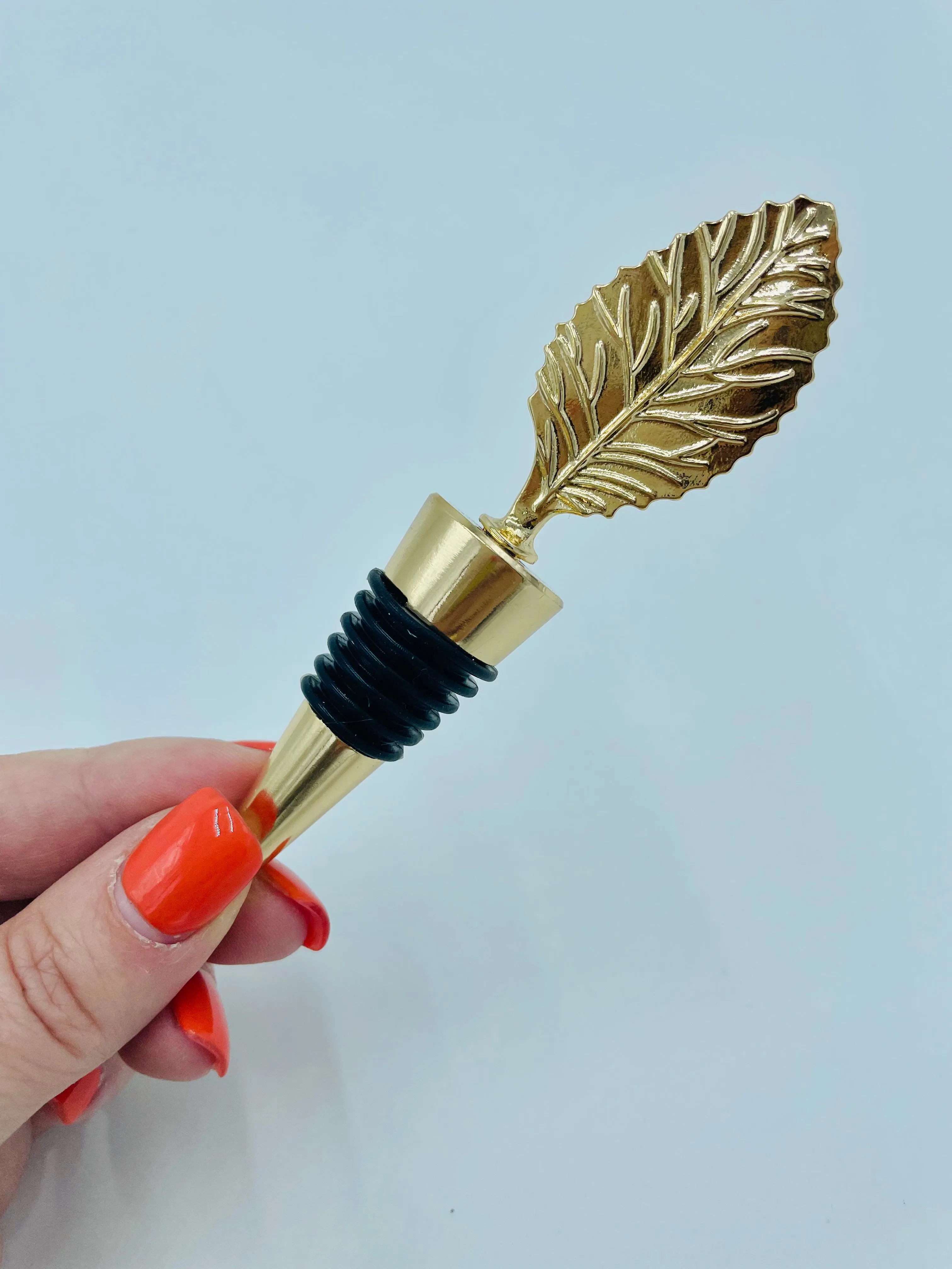 Leaf Bottle Stoppers
