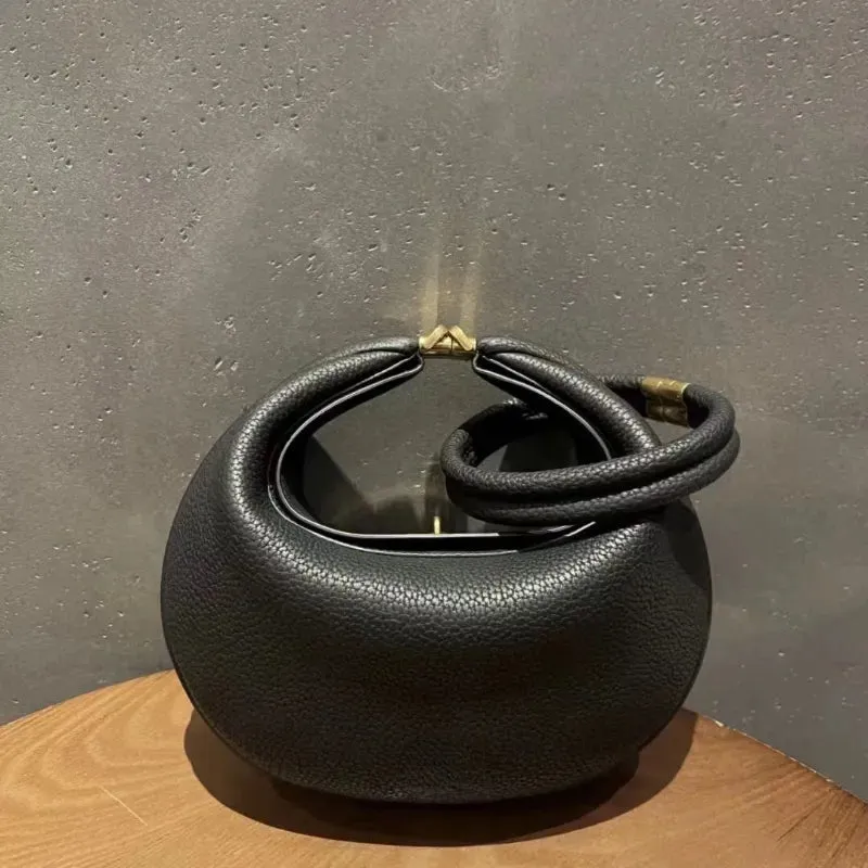 Leather shoulder bag