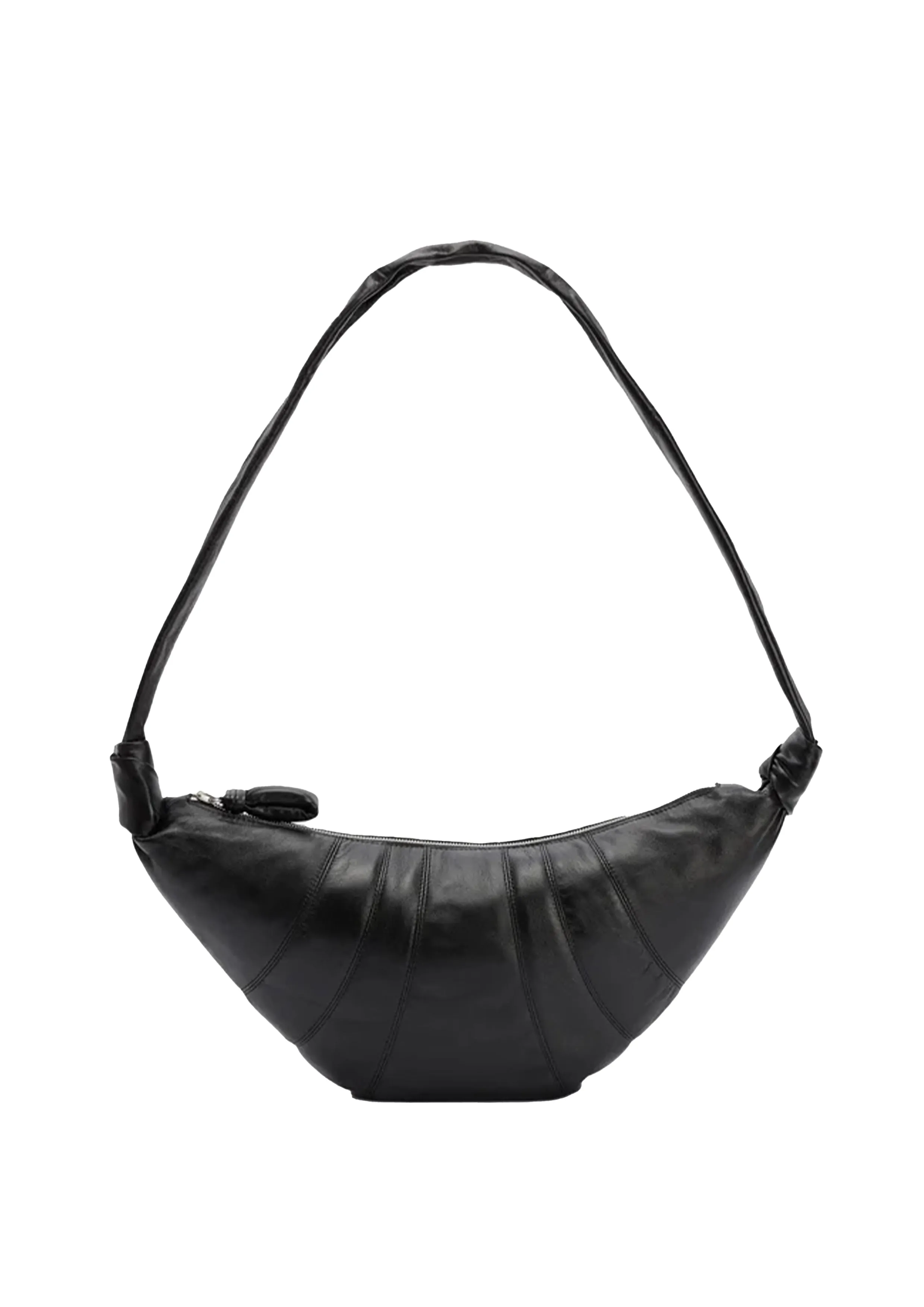 LEMAIRE - MEDIUM CROISSANT BAG SOFT NAPPA LEATHER BLACK