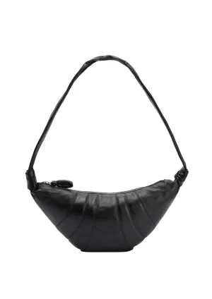 LEMAIRE - MEDIUM CROISSANT BAG SOFT NAPPA LEATHER BLACK