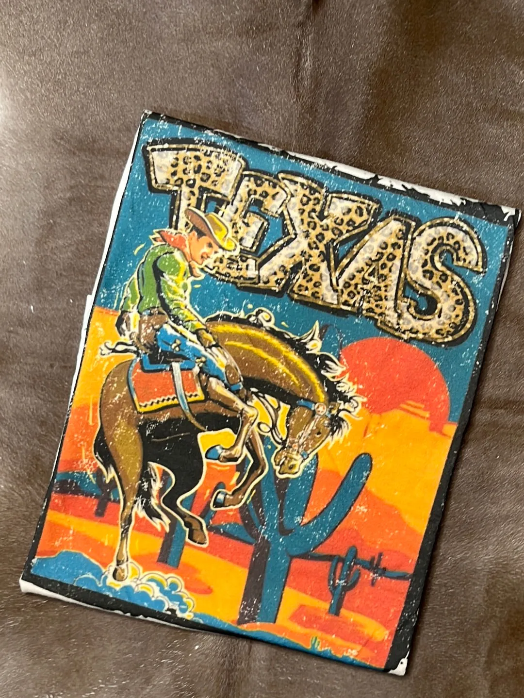 Leopard Texas Bucking Bronc
