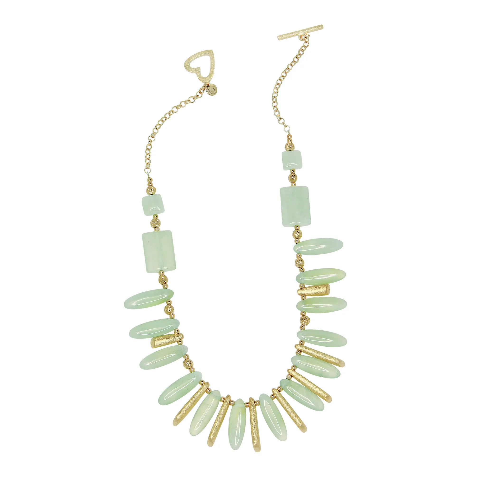 Light Green Jade Glamour Necklace