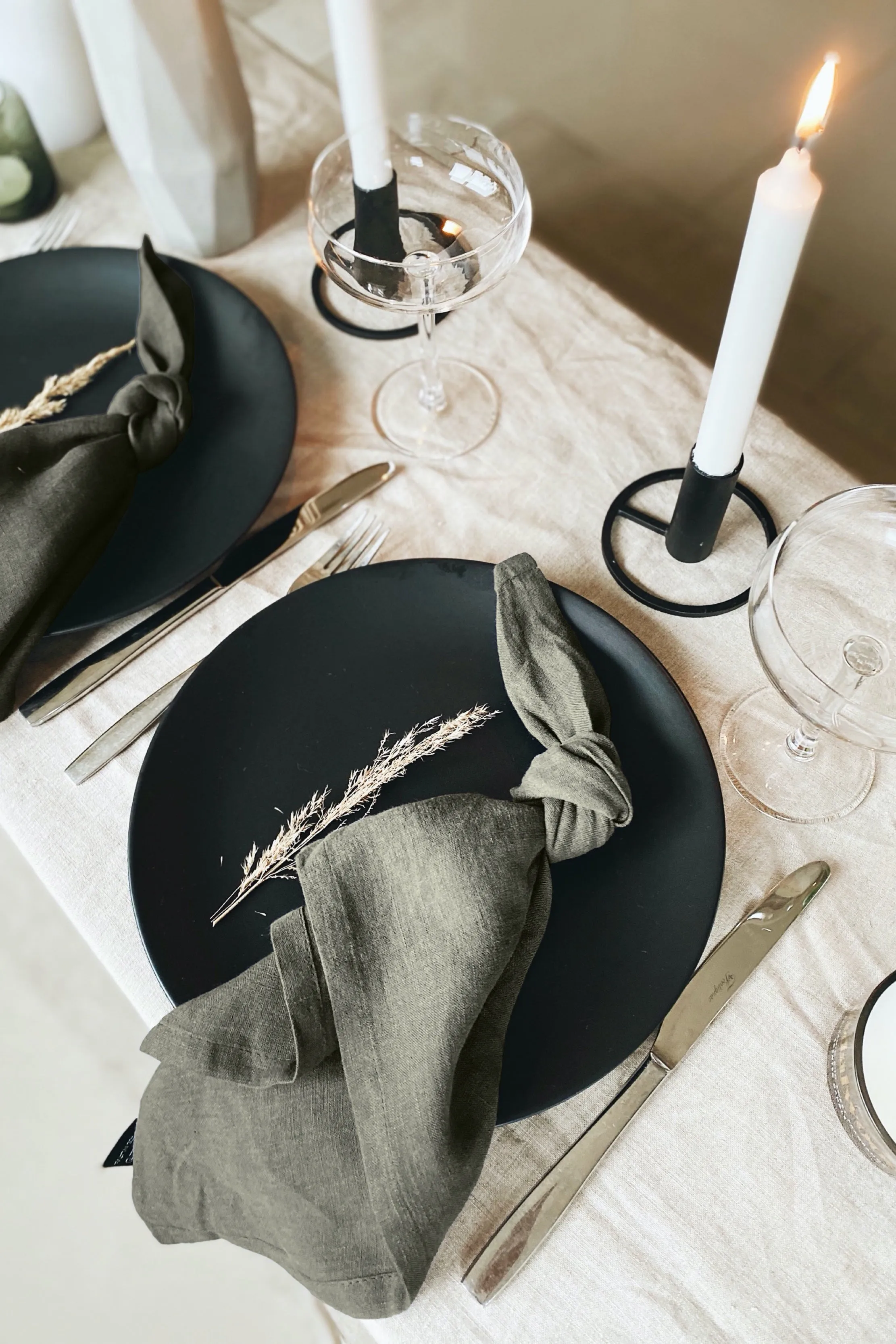 Linen napkins
