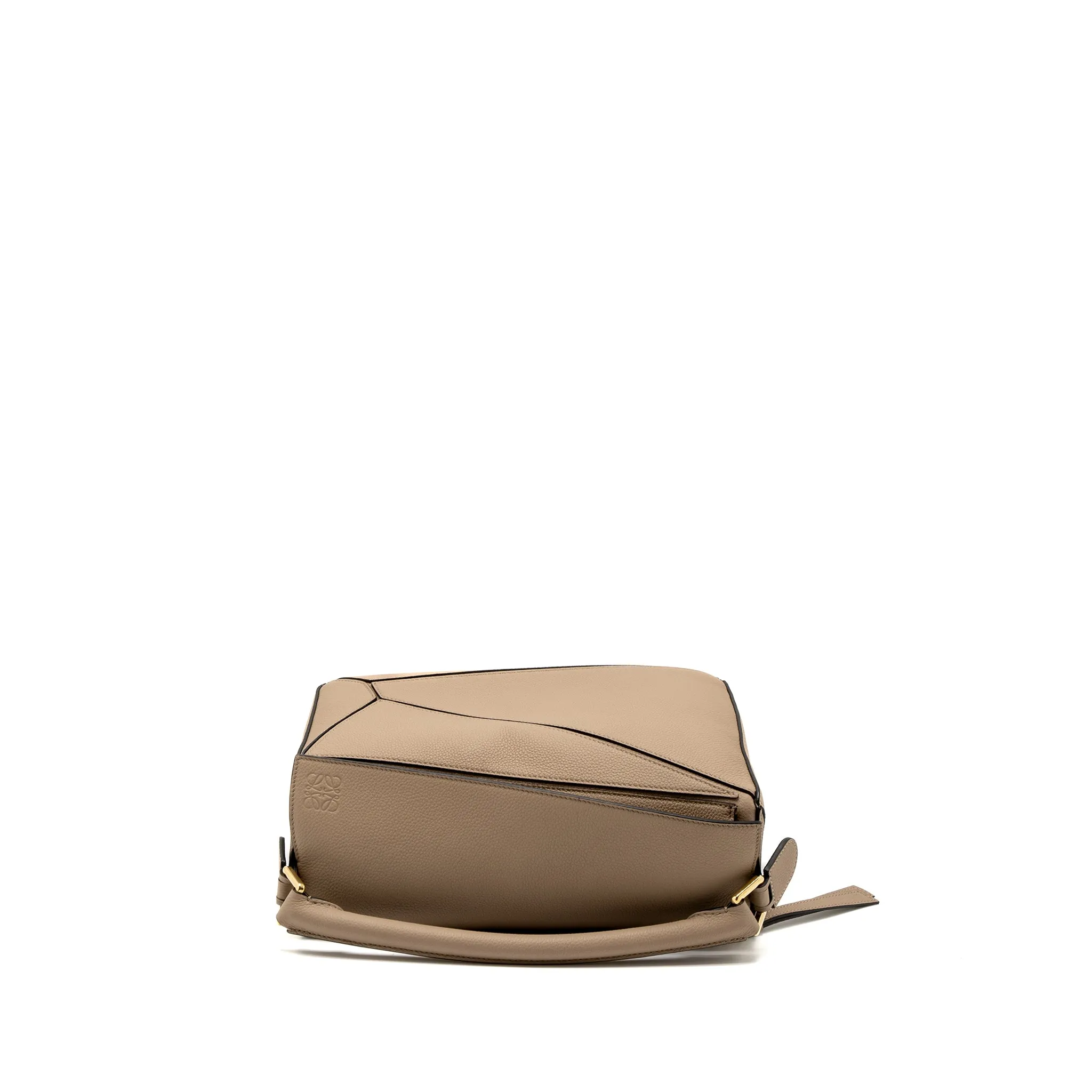 Loewe Medium Puzzle Bag Soft Grained Calfskin Sand GHW