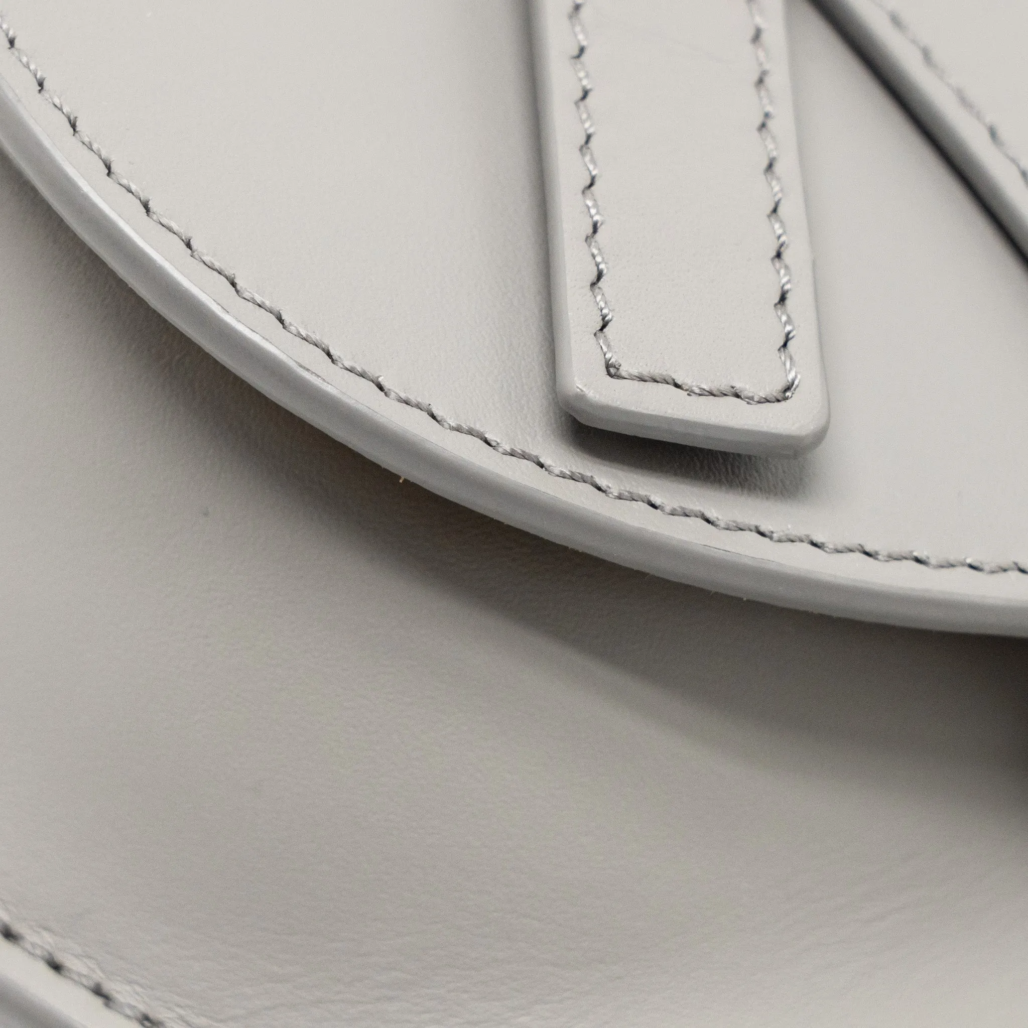 Loewe Mini Gate Dual Bag Soft Calfskin Jacquard Grey SHW