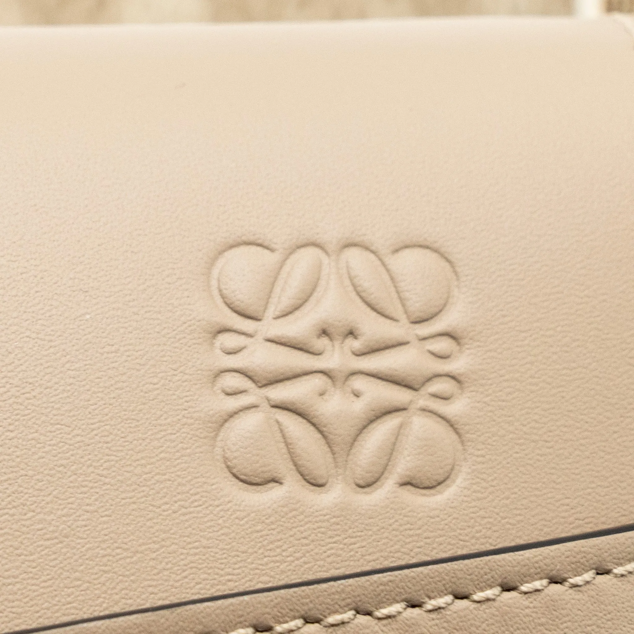 Loewe Mini Gate Dual Bag Soft Calfskin Sand GHW