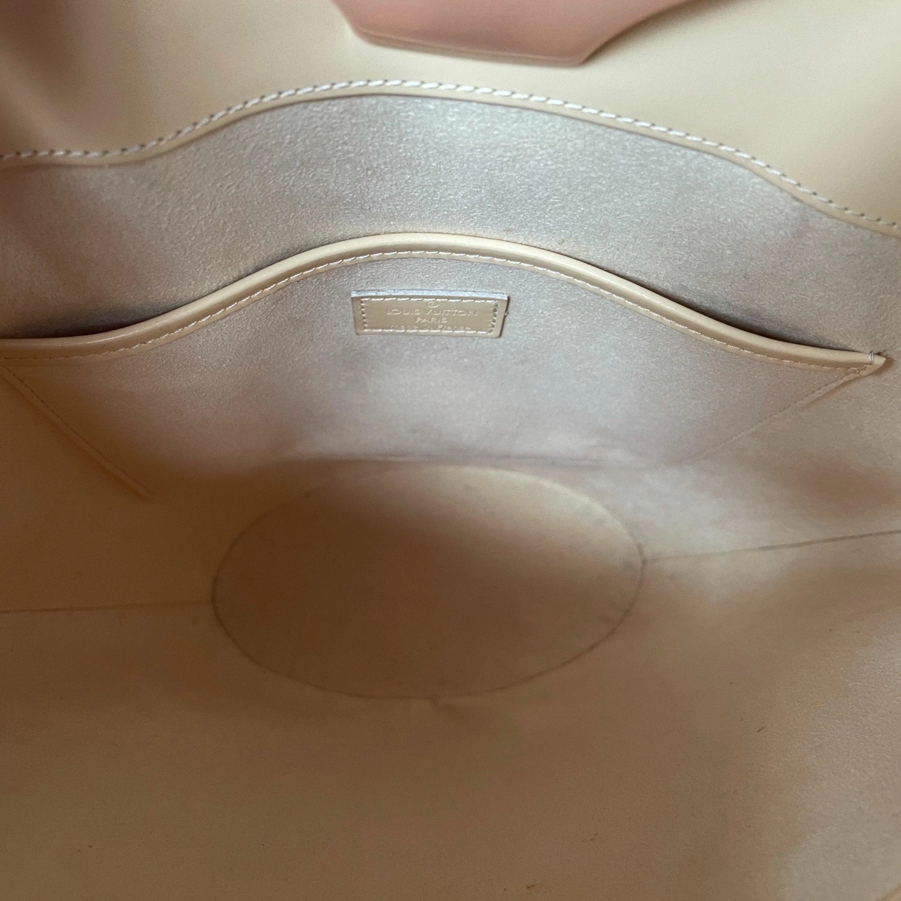 Louis Vuitton Cream Epi Leather Top Handle Tote