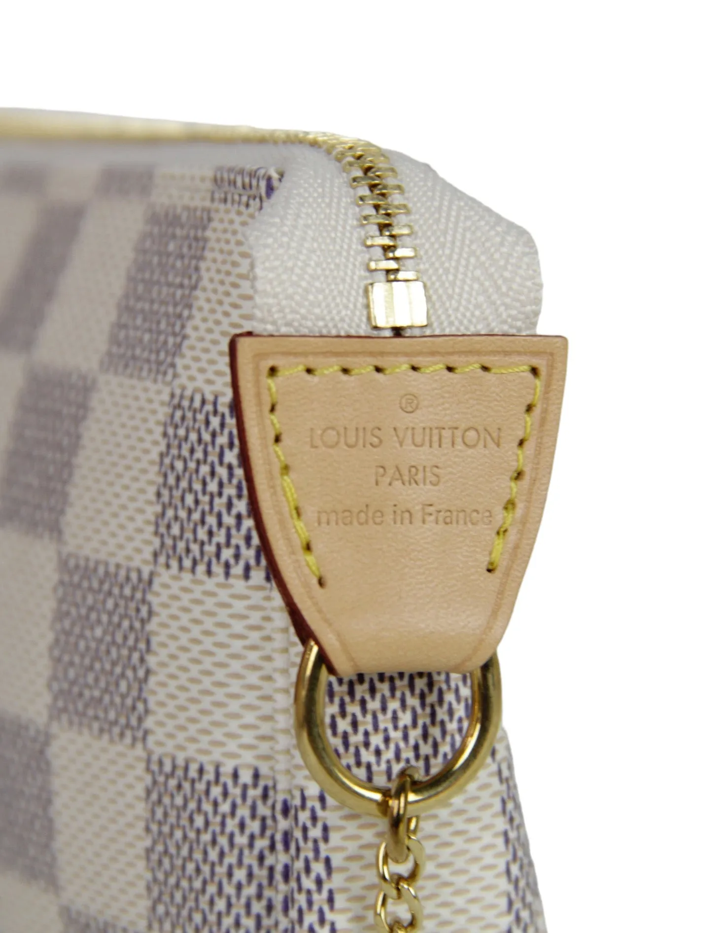 Louis Vuitton Damier Azur Mini Pochette Accessories Bag