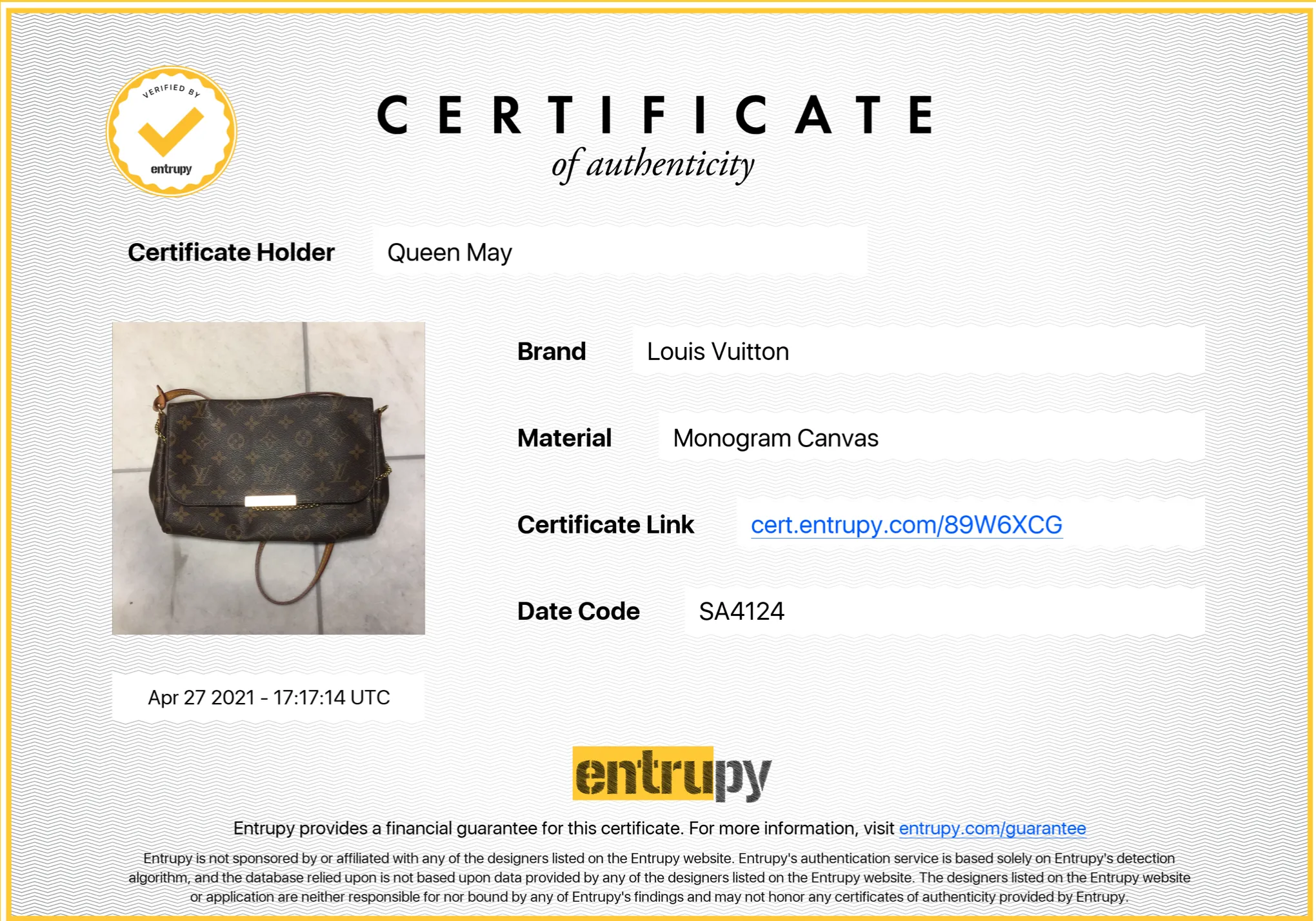 Louis Vuitton Monogram Favorite MM With Strap