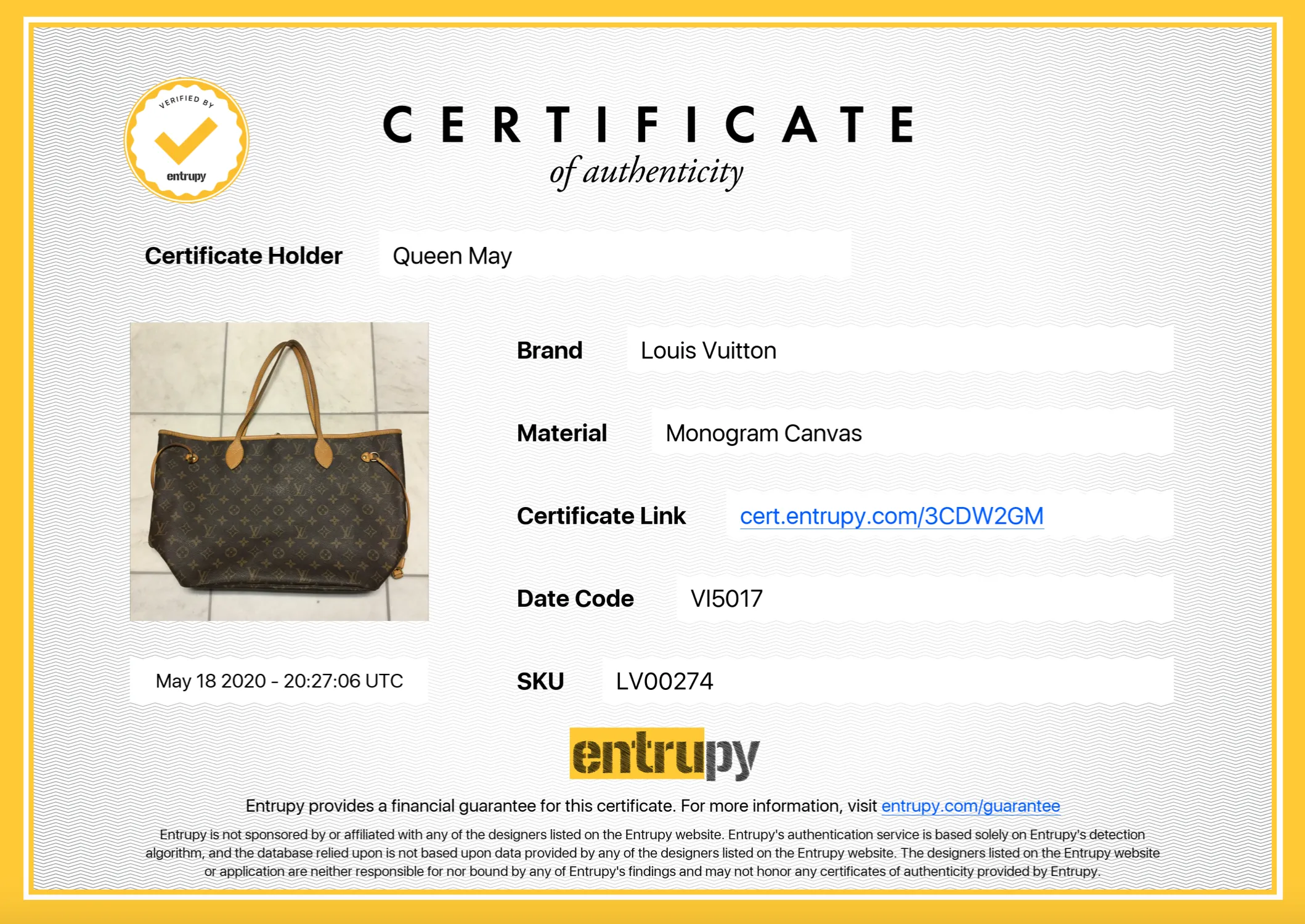 Louis Vuitton Monogram Neverfull MM