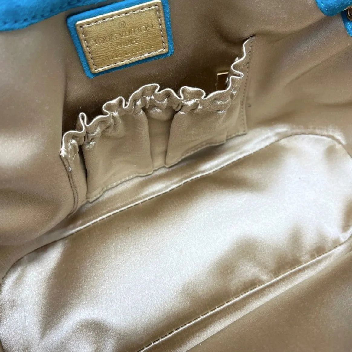 Louis Vuitton Turquoise Mini Lock Bag