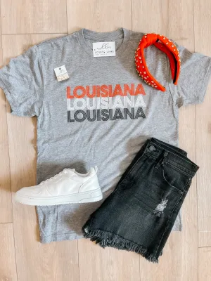 Louisiana Inline Cajuns Tee
