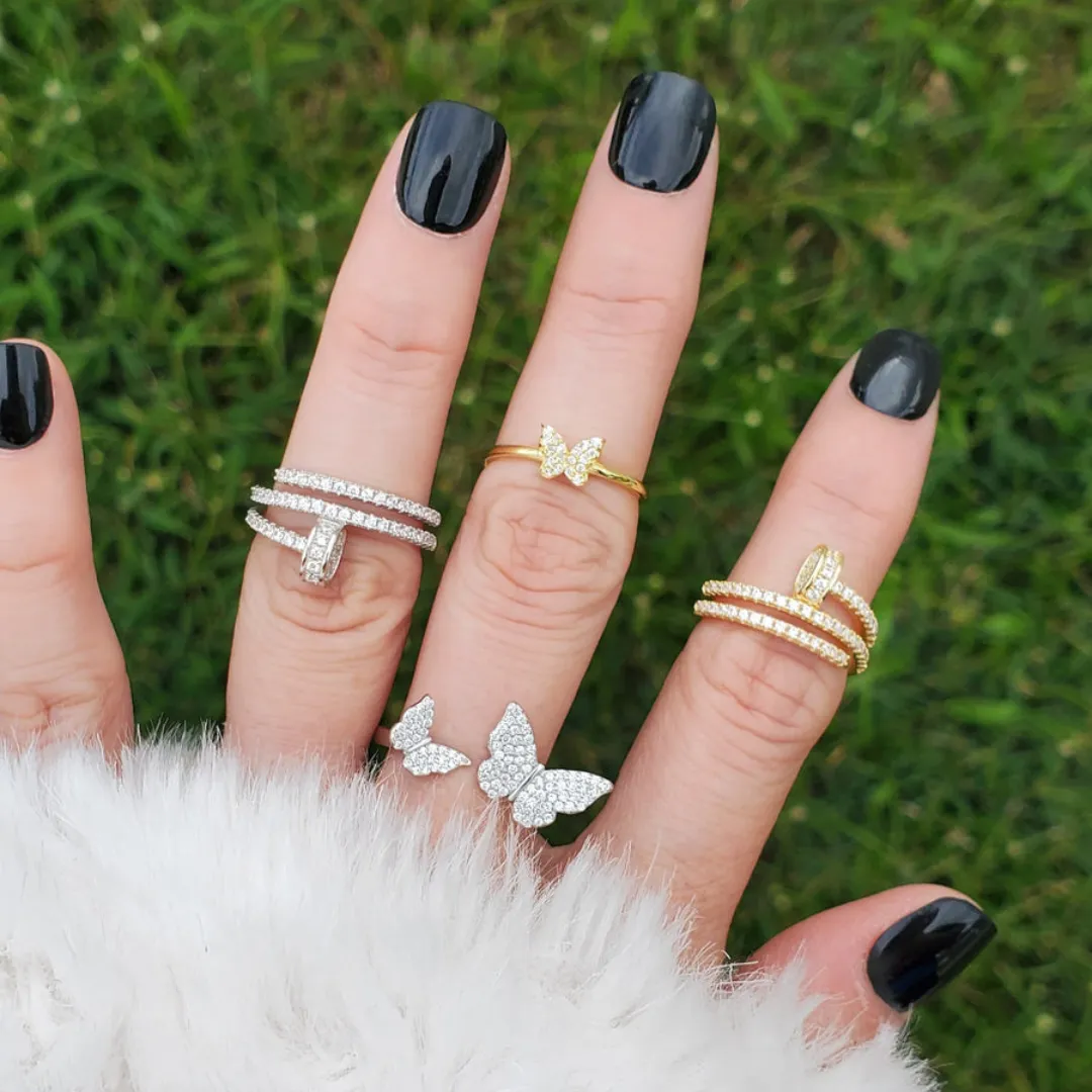Lux Butterfly Ring