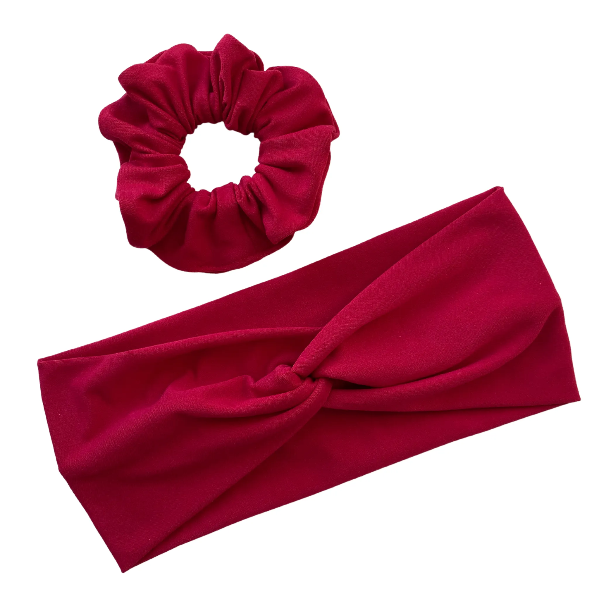 Magenta Matte Faux Knot Headband