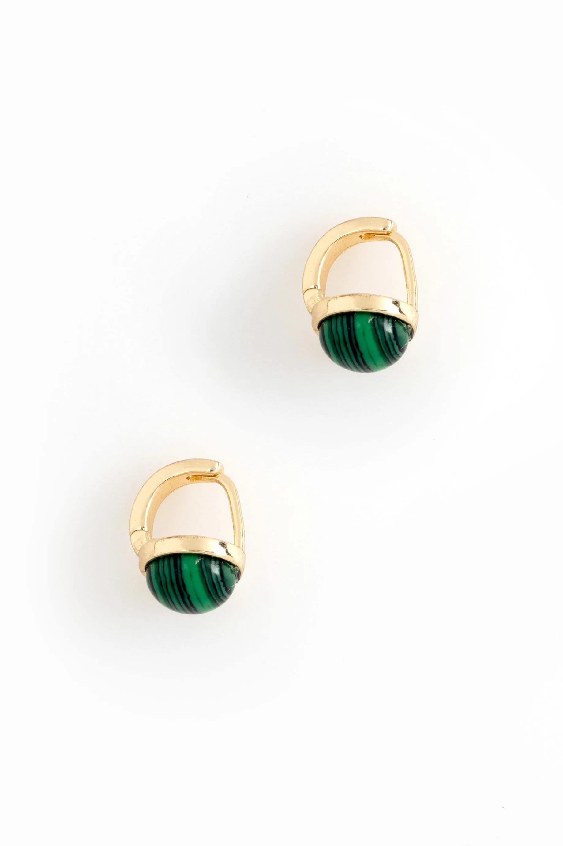 Malachite Jelly Earrings