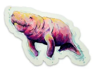 Manatee Vinyl Stickers