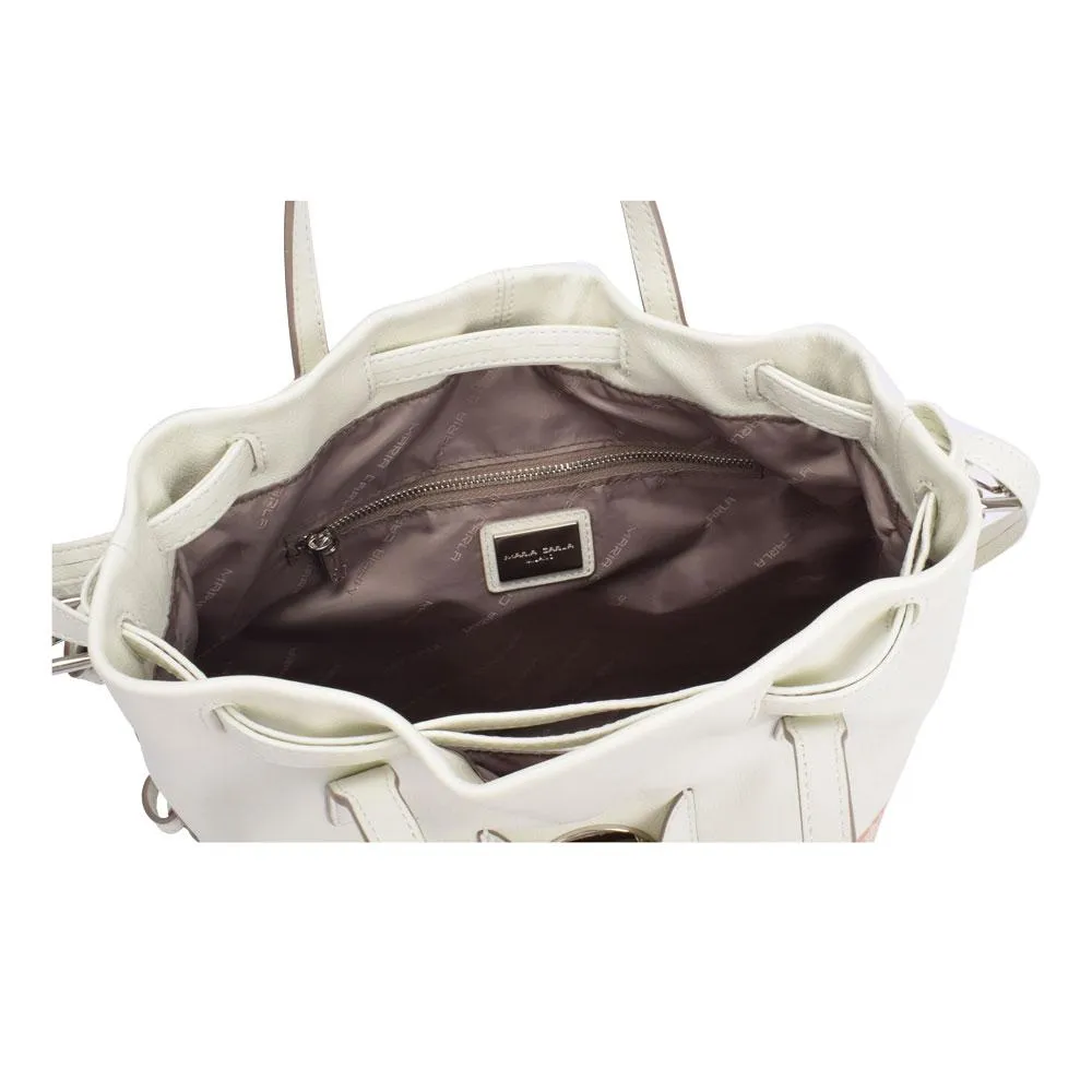 Maria Carla Woman's Fashion Luxury Leather Handbag, Smooth Leather