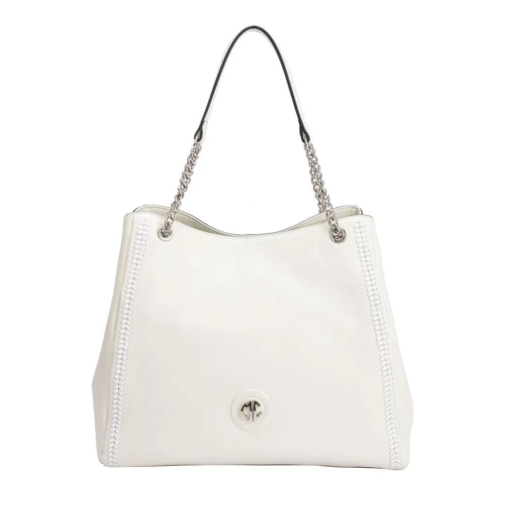 Maria Carla Woman's Fashion Luxury Leather Handbag/Tote, Smooth