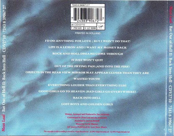 Meat Loaf: Bat Out Of Hell II: Back Into Hell (CD, Album)