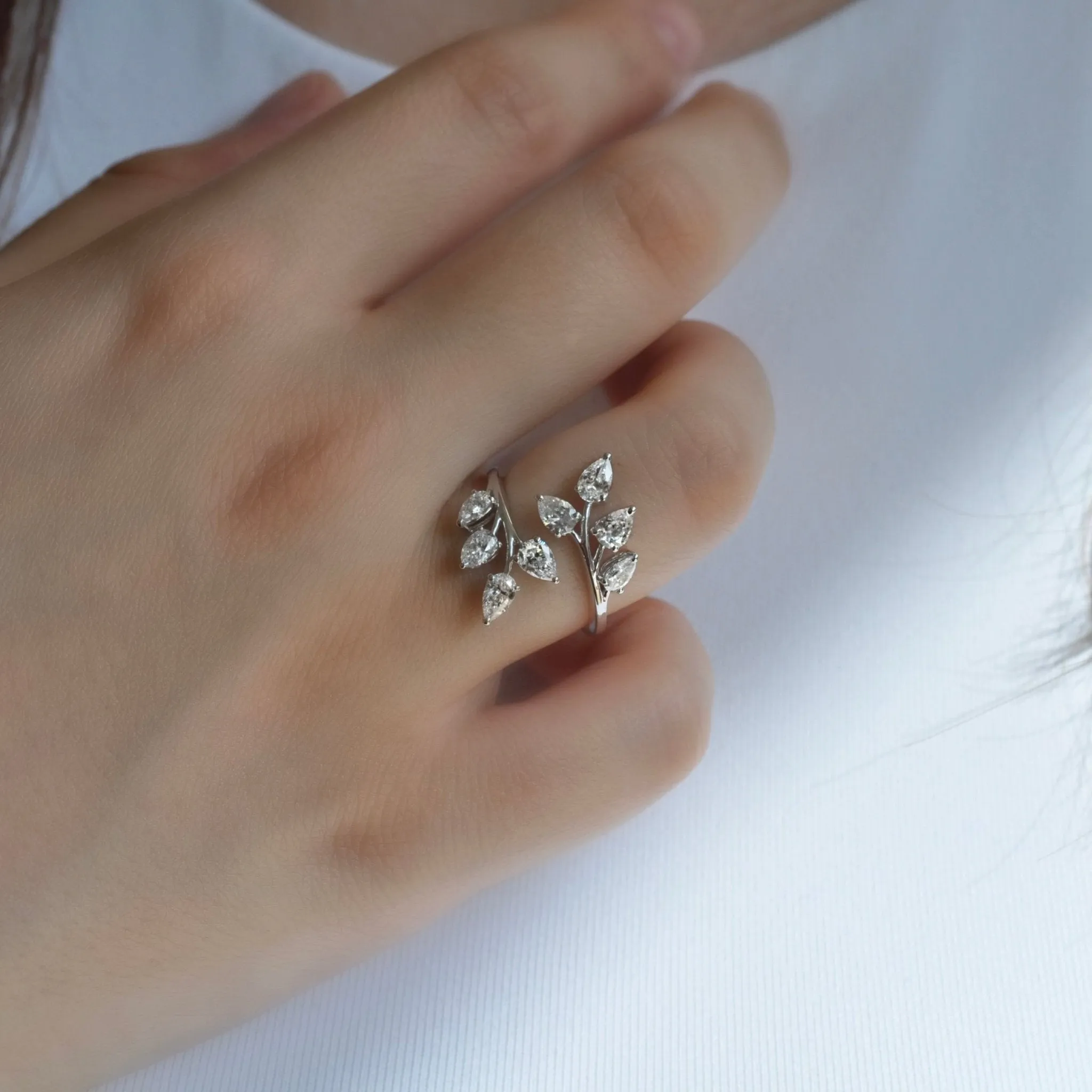 Meridian Wrap Diamond Ring