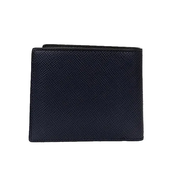 Michael Kors Harrison Leather Billfold Wallet With Passcase Navy - 36U9LHRF6L